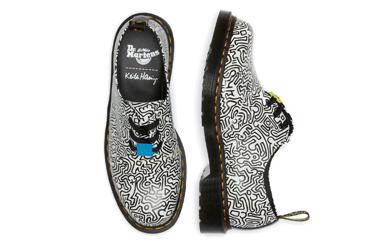 Purchase 马丁博士黑白简约时尚休闲皮革男女鞋 26833009