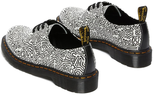 马丁博士黑白简约时尚休闲皮革男女鞋 26833009 Details for 马丁博士黑白简约时尚休闲皮革男女鞋 26833009