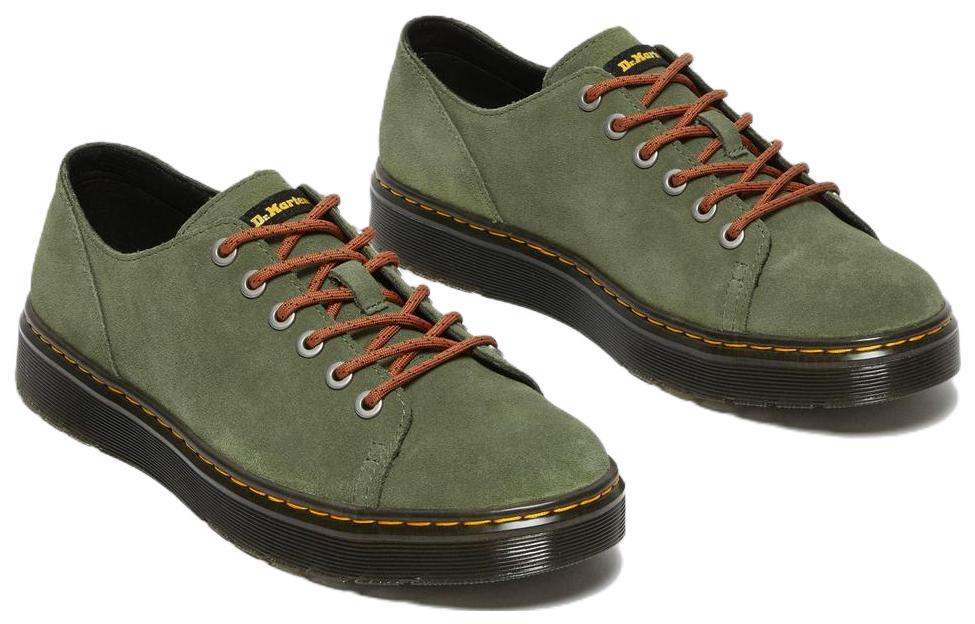 Lookbook Dr. Martens Dante Kasut Kulit Suede 'Khaki Green' 27780384