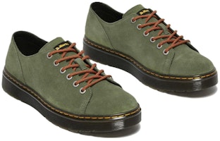 Dr. Martens Dante Kasut Kulit Suede 'Khaki Green' 27780384 Lookbook Dr. Martens Dante Kasut Kulit Suede 'Khaki Green' 27780384