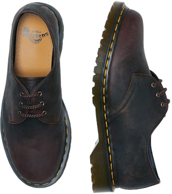 Dr.Martens馬汀博士 皮革 舒適低幫 平底鞋 男女同款 紅棕色 Purchase Dr.Martens馬汀博士 皮革 舒適低幫 平底鞋 男女同款 紅棕色