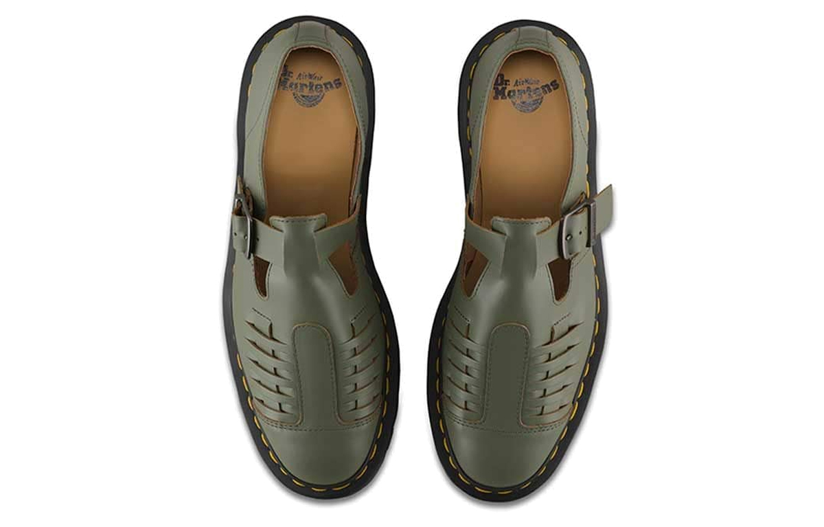 Shop Dr. Martens 馬汀博士 Mica Sandal 涼鞋 男女同款 軍綠