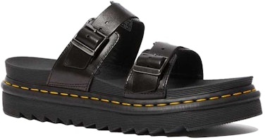 닥터마틴 마일스 브란도 블랙 가죽 버클 슬라이드 샌들 23523001 Order 닥터마틴 마일스 브란도 블랙 가죽 버클 슬라이드 샌들 23523001