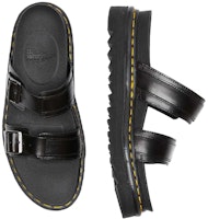 닥터마틴 마일스 브란도 블랙 가죽 버클 슬라이드 샌들 23523001 Lookbook 닥터마틴 마일스 브란도 블랙 가죽 버클 슬라이드 샌들 23523001