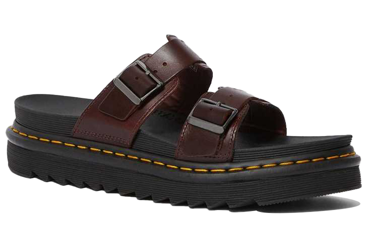 Order Sandal Kulit Dr. Martens Myles Brando Coklat 23523211