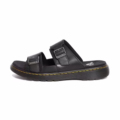 Dr. Martens Nikolai Leather Slide 'Black'