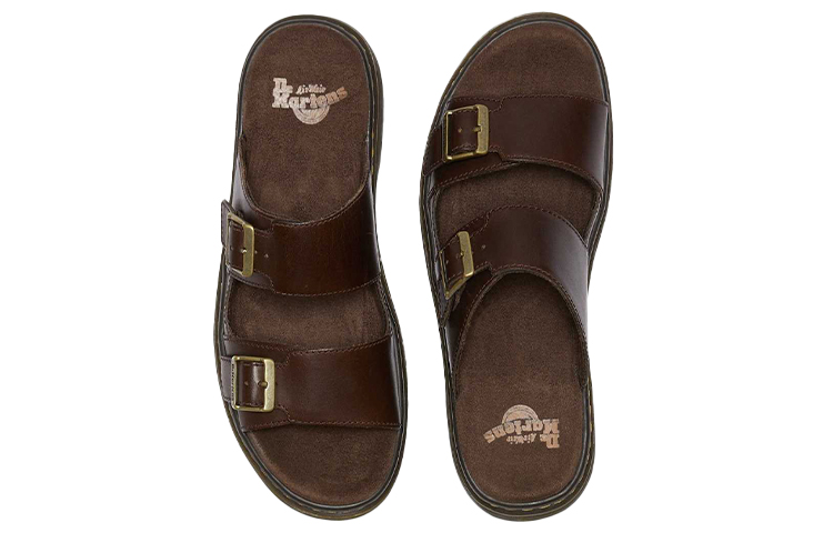 Dr. Martens Nikolai Leather Slip-On 'Brown' 圖 3