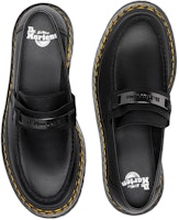 Dr.Martens馬汀博士 皮革PU 樂福鞋 男女同款 黑色 Lookbook Dr.Martens馬汀博士 皮革PU 樂福鞋 男女同款 黑色