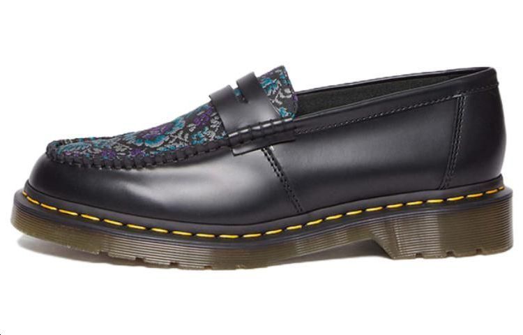 Dr. Martens Penton Floral Jacquard Loafers 'Black' 31284082