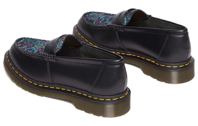 Dr. Martens Penton Floral Jacquard Loafers 'Black' 圖 3
