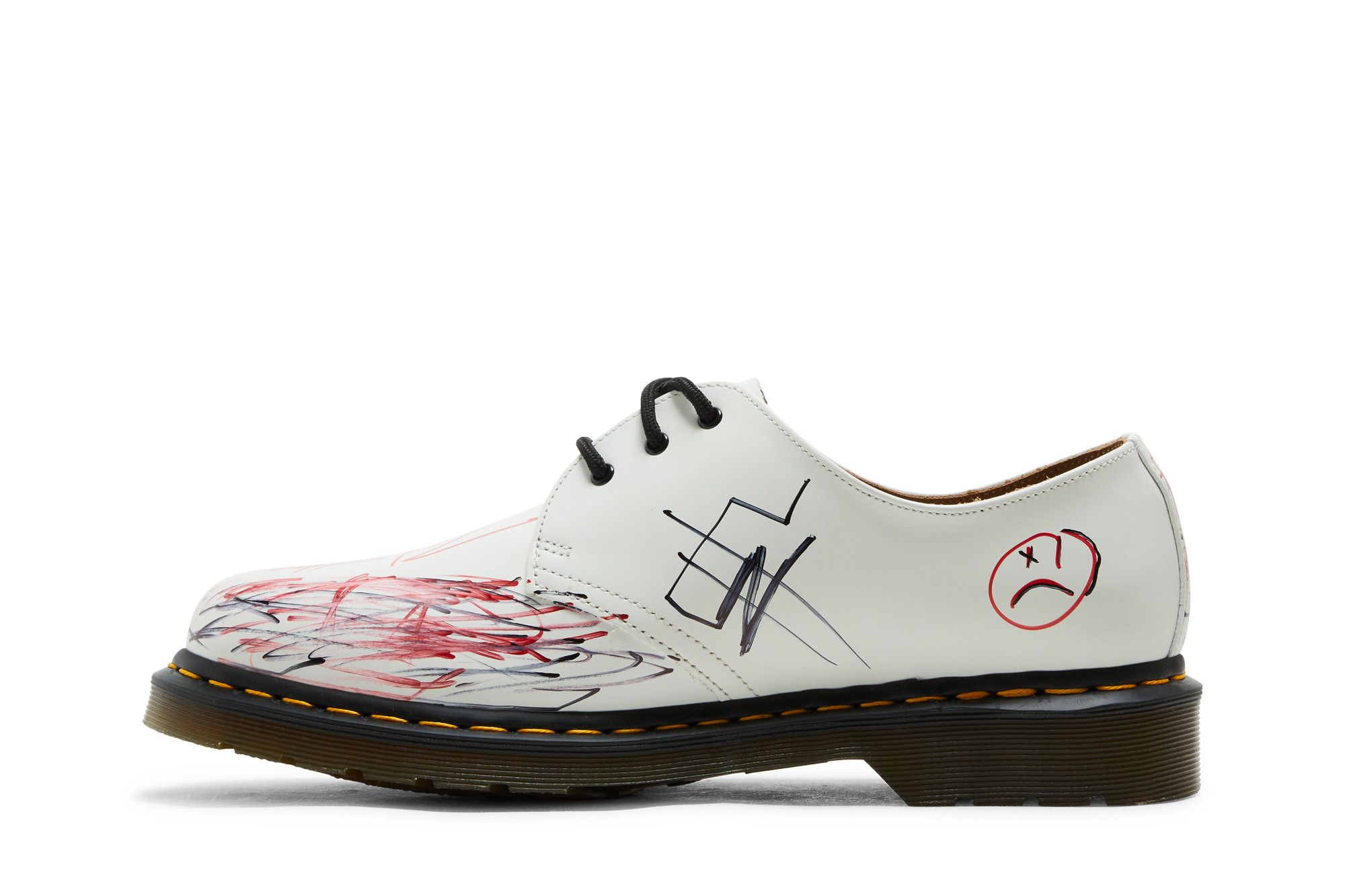 Lookbook Dr. Martens Gebraucht 1461 Smooth, Aus dem Schrank von ASAP Nast ''Weiß'' 26226100-AN