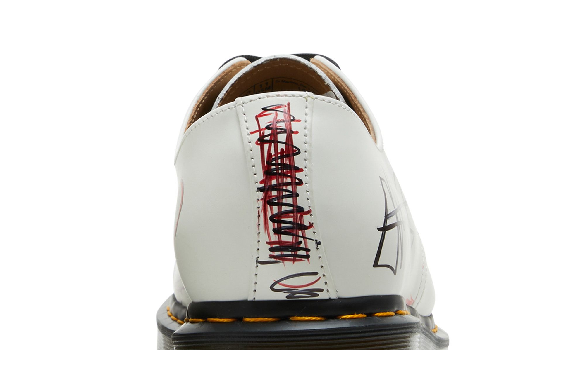 Sizing Dr. Martens Gebraucht 1461 Smooth, Aus dem Schrank von ASAP Nast ''Weiß'' 26226100-AN
