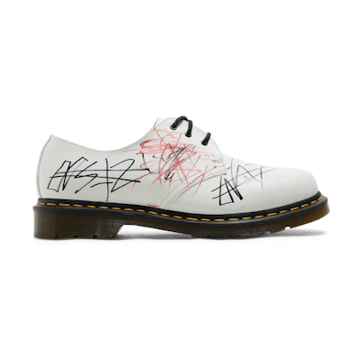 Dr. Martens Pre-Owned 1461 Smooth , From the Closet of ASAP Nast 'White'