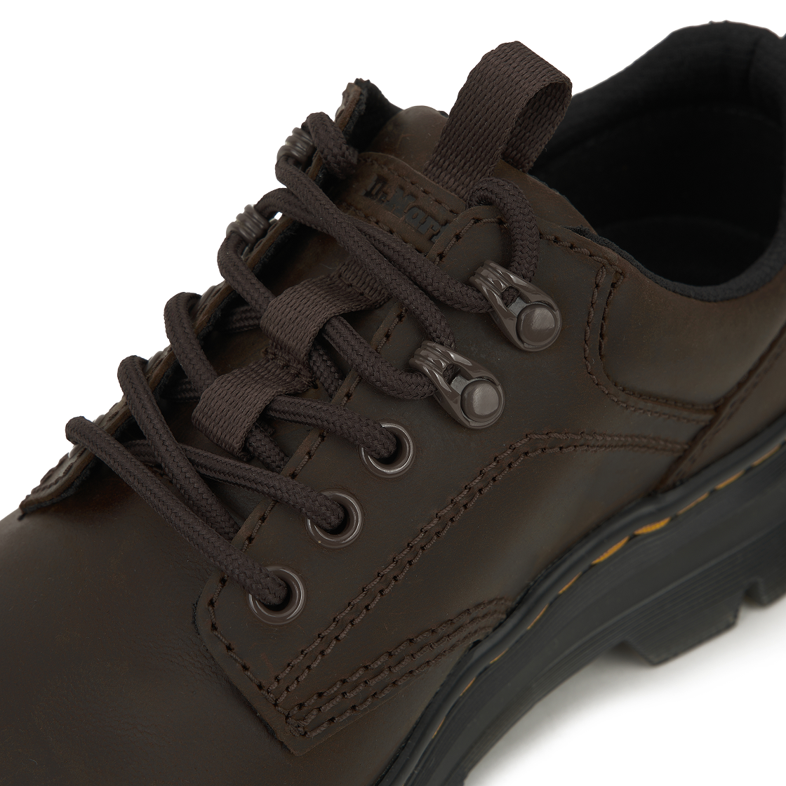 Sizing Dr. Martens Reeder chaussures utilitaires en cuir Crazy Horse marron foncé 27103207