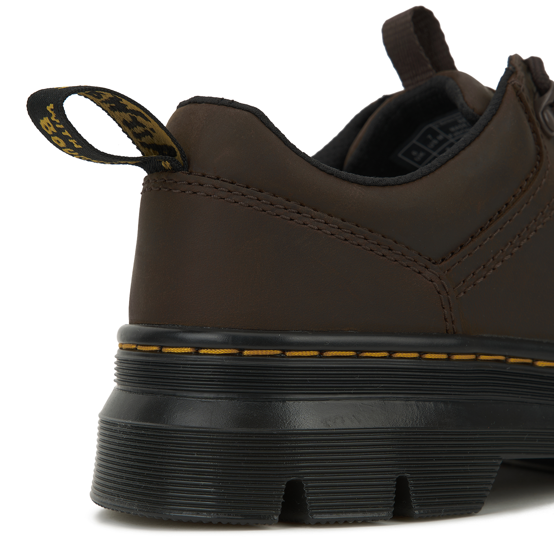 Cheap Dr. Martens Reeder chaussures utilitaires en cuir Crazy Horse marron foncé 27103207