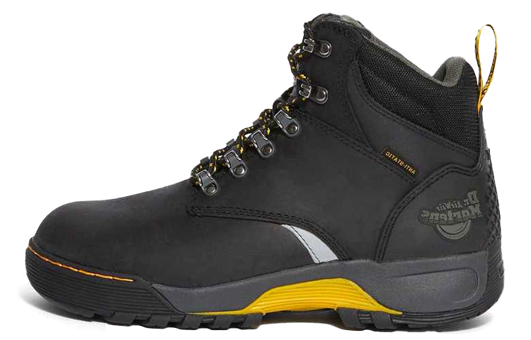 Dr. Martens Ridge Steel Toe 'Black Yellow' 21733001
