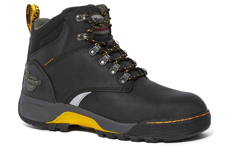 Dr. Martens Ridge Steel Toe 'Black Yellow' 圖 3