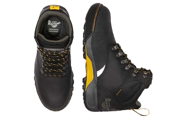 Shop Dr. Martens Ridge Stahlkappe ''Schwarz Gelb'' 21733001