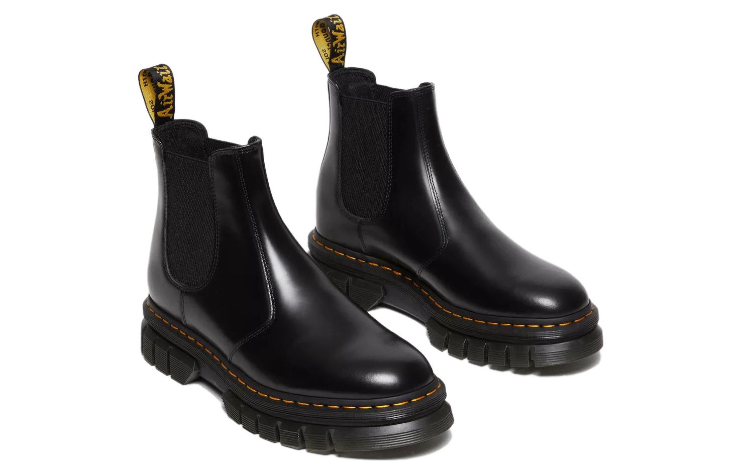 Shop Dr. Martens Rikard Boots Kulit Chelsea 'Hitam'. 27834001