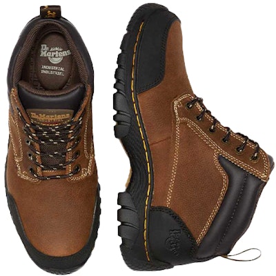 Dr. Martens Riverton Sepatu Boots Safety 'Coklat' 21804203 Lookbook Dr. Martens Riverton Sepatu Boots Safety 'Coklat' 21804203