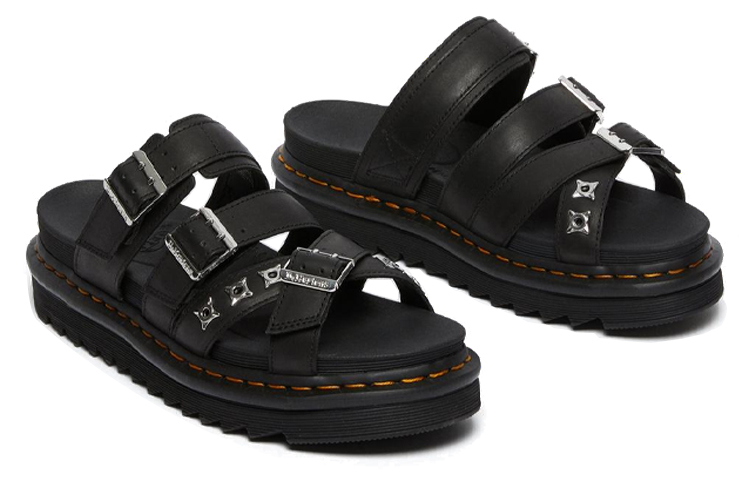 Shop Dr. Martens Ryker II Leathers Sandals Black 26779001