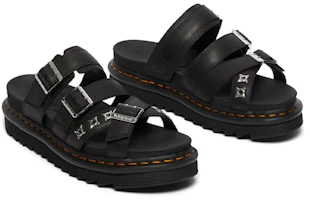 Shop Dr.Martens/馬汀博士 Ryker II 皮革表帶涼鞋 情侶款 黑