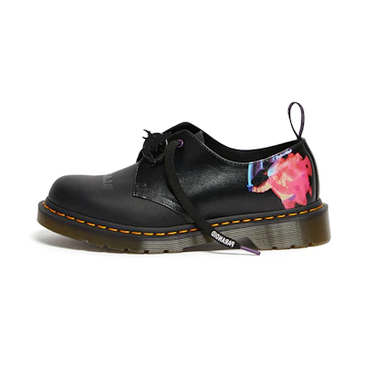 Dr. Martens Sabbath Crossover 1461 Retro Leather Printing Martin boots Black Unisex 'Black'
