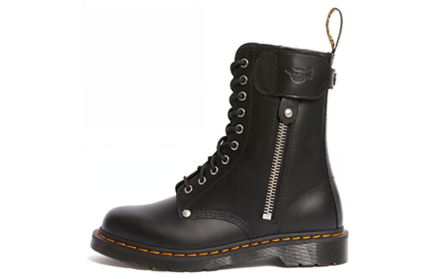 Dr. Martens Schott NYC 1490 'Black Side Zip'
