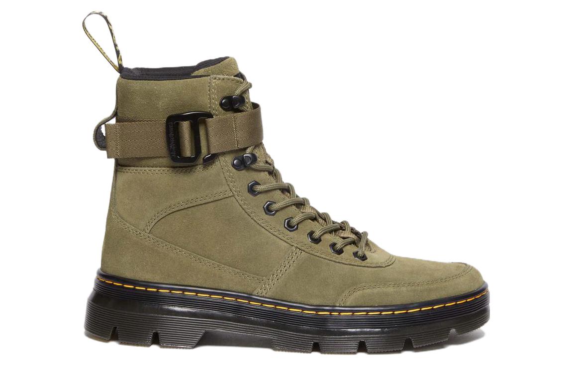 Dr. Martens Short Boot 'Olive Green Velvet' 圖 2