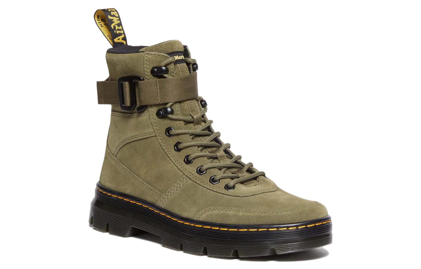 Dr. Martens Short Boot 'Olive Green Velvet' 圖 3