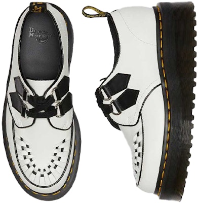 馬汀博士Dr.Martens Sidney 皮革 時尚休閒 厚底鞋 男女同款 白色 Lookbook 馬汀博士Dr.Martens Sidney 皮革 時尚休閒 厚底鞋 男女同款 白色