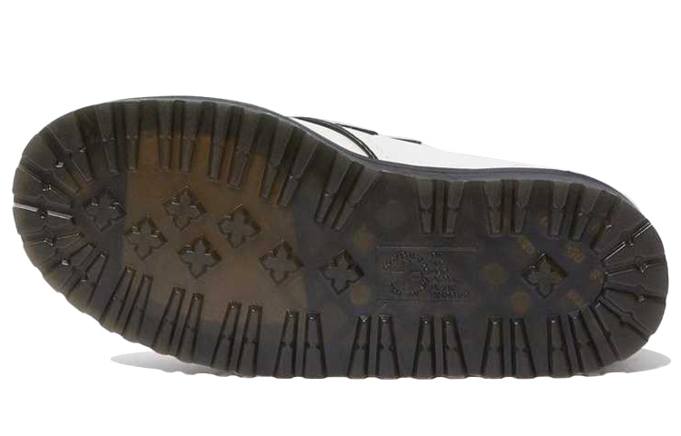 Shop 馬汀博士Dr.Martens Sidney 皮革 時尚休閒 厚底鞋 男女同款 白色