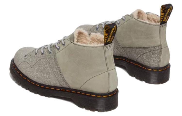 Dr. Martens Smooth Leather Lace-Up Flat CMFT Ankle Boots 'Unisex Grey' 圖 4