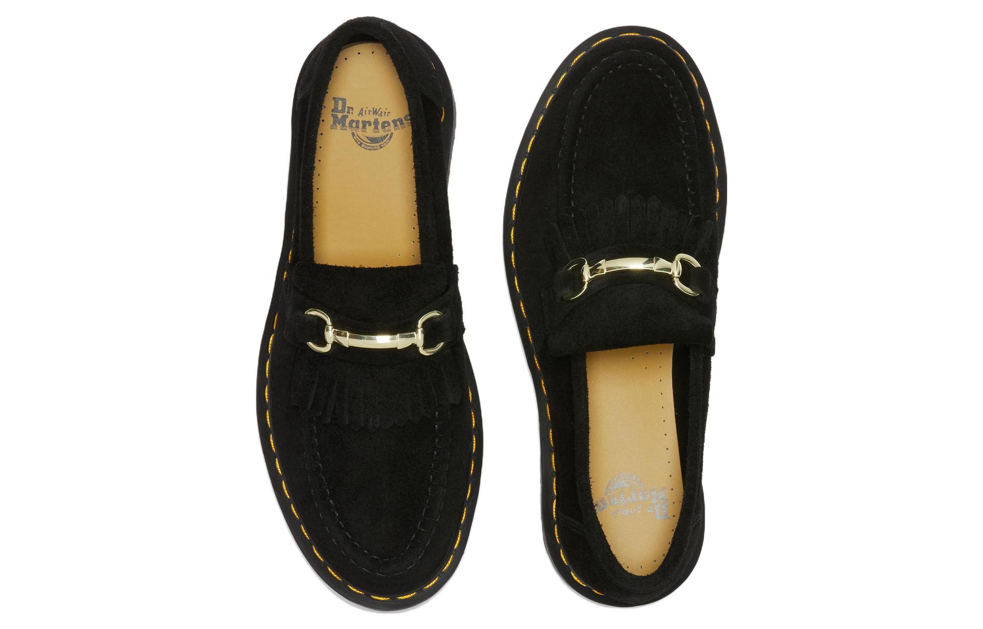 Lookbook Dr. Martens Snaffle Suede Loafers 'Hitam - Desert Oasis Suede' 27425001