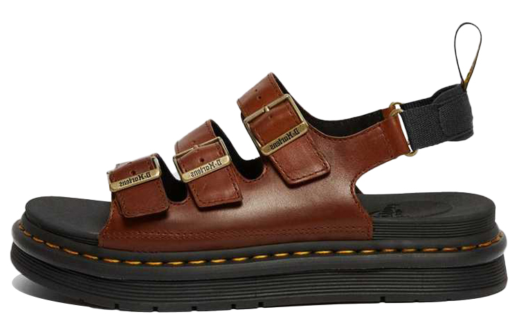 Dr. Martens Soloman Leather Vintage Sport Sandal 'Brown' 25831220