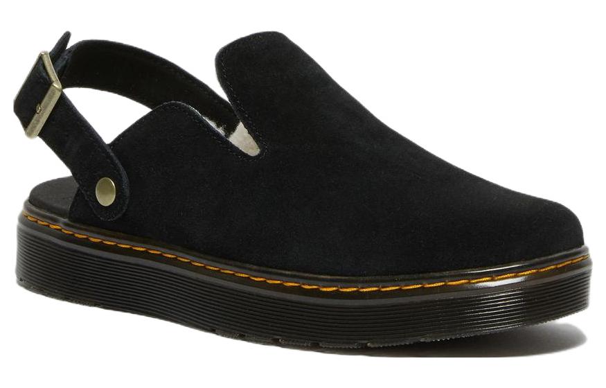 Order Dr. Martens Suede Fashion Unisex 'Black Muller' 27921001