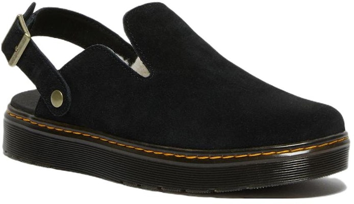 Dr. Martens Suede Fashion Unisex 'Black Muller' 27921001 Order Dr. Martens Suede Fashion Unisex 'Black Muller' 27921001