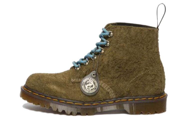 Dr. Martens Suede Short Boots 'Green'