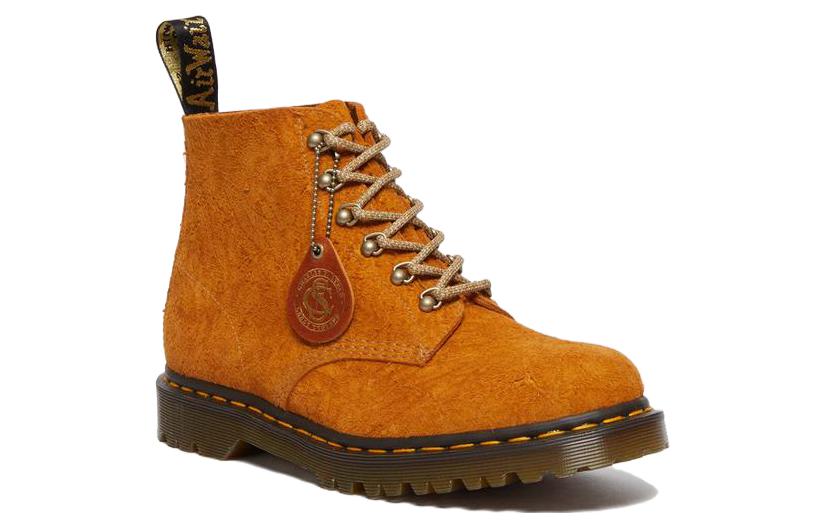 Dr. Martens Suede Short Boots 'Tan Unisex' 圖 2