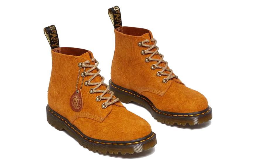 Dr. Martens Suede Short Boots 'Tan Unisex' 圖 3