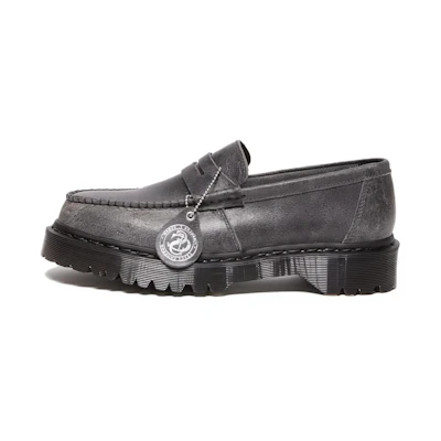 Dr. Martens Suede Slip-On Loafers 'Mid Grey'