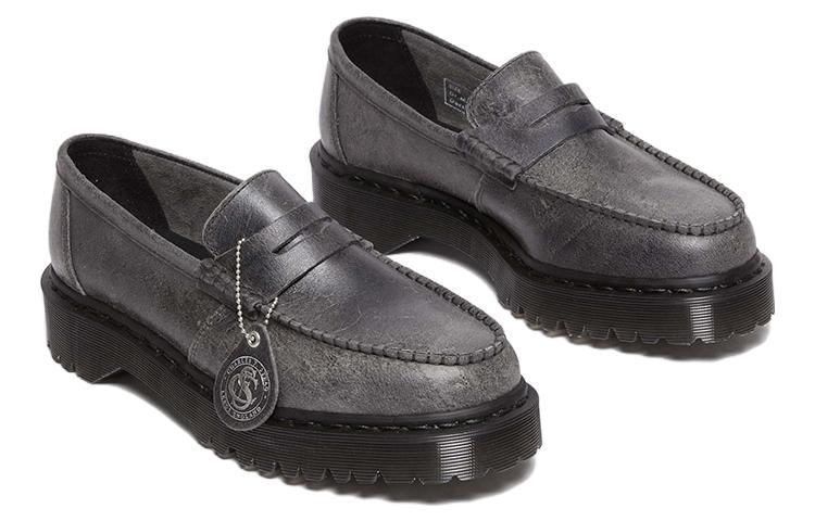 Lookbook 马汀博士绒面革懒人鞋 '中灰' 31013053