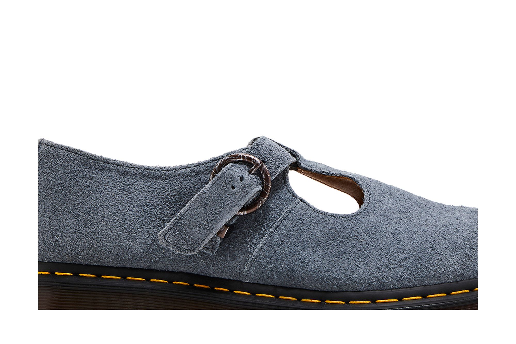 Order Dr. Martens T字带麂皮玛丽珍鞋「水洗牛仔蓝」 31518764