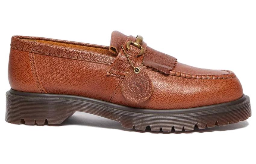 Order 马汀Adrian Snaffle威斯敏斯特酒色皮革乐福鞋 30610248