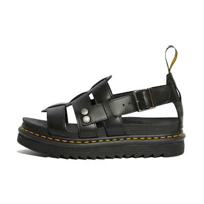 Dr. Martens Terry Leather Black Sandals