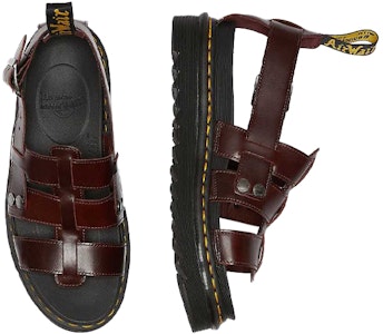 ドクターマーチン レザーテリーサンダル (ブラウン) 23521211 Lookbook ドクターマーチン レザーテリーサンダル (ブラウン) 23521211