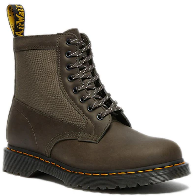 Dr.Martens/馬汀博士 1460 Panel 耐磨防滑 系帶休閒馬丁靴 男女同款 灰 Lookbook Dr.Martens/馬汀博士 1460 Panel 耐磨防滑 系帶休閒馬丁靴 男女同款 灰