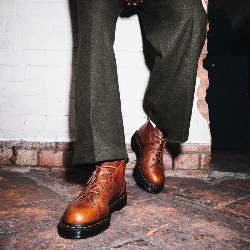 Sizing 马丁博士Unisex Church Buckingham马丁靴棕色 26857226