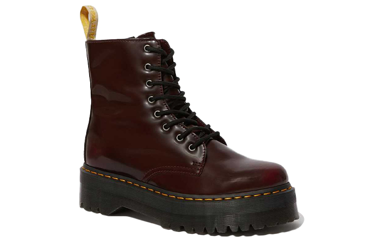 Order Botas Dr. Martens Vegan Jadon II Unisex Marrón Rojo 22563600
