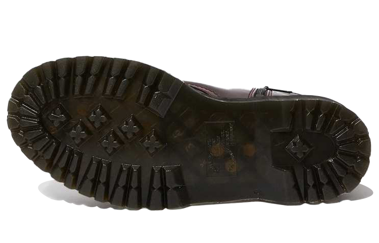 Shop Botas Dr. Martens Vegan Jadon II Unisex Marrón Rojo 22563600